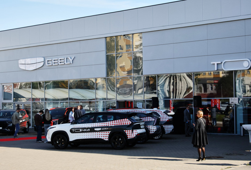Geely в Минске: второй автоцентр «Точка», продажи сети выросли до 43 салонов