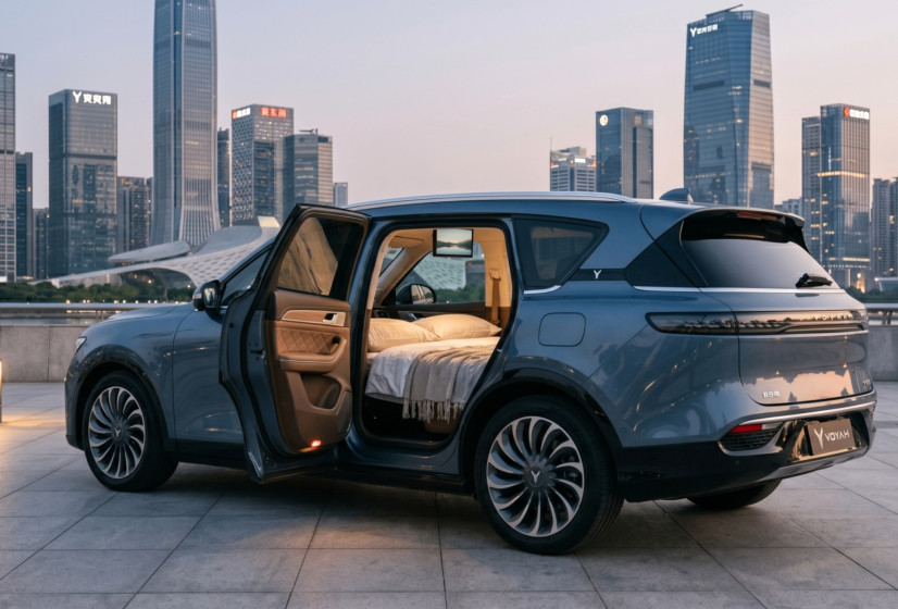 Китайский рынок встречает амбициозный Voyah Taishan X8