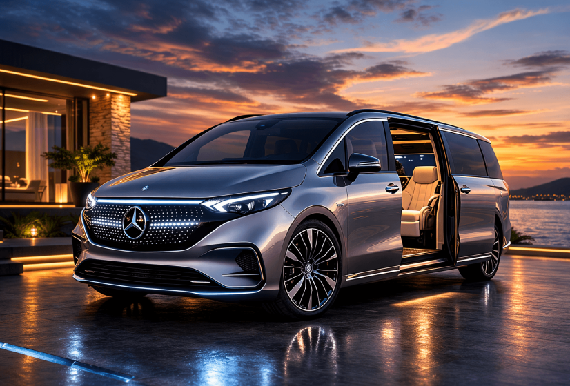 Новый электрический Mercedes-Benz VLE: премиальный минивэн будущего