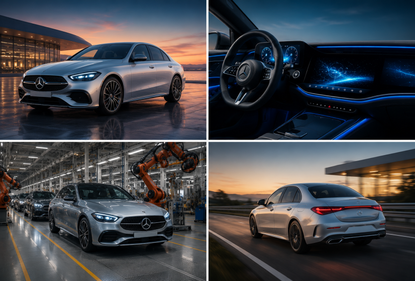 Mercedes-Benz C-Class нового поколения: электрический седан с революционными технологиями уже запущен в серийное производство