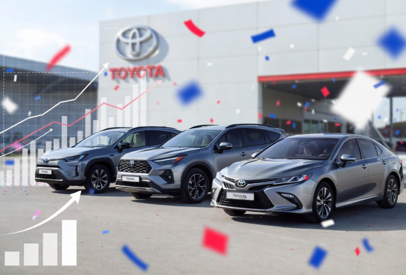 Toyota удвоила продажи в России: кроссоверы RAV4 и Highlander лидируют, Camry замыкает тройку